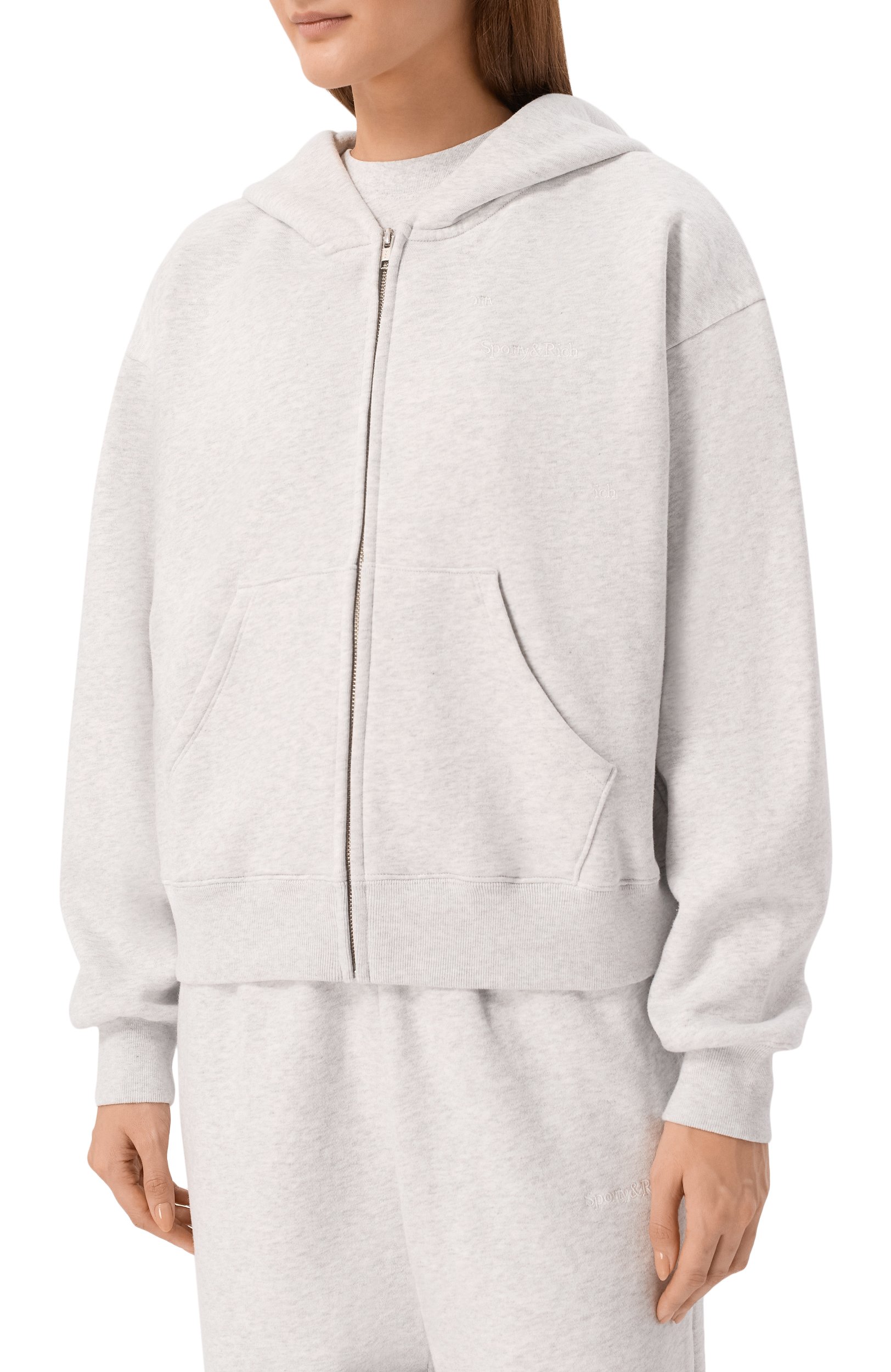 Хлопковая толстовка SPORTY AND RICH, арт. ST10284300GY03, фото 3