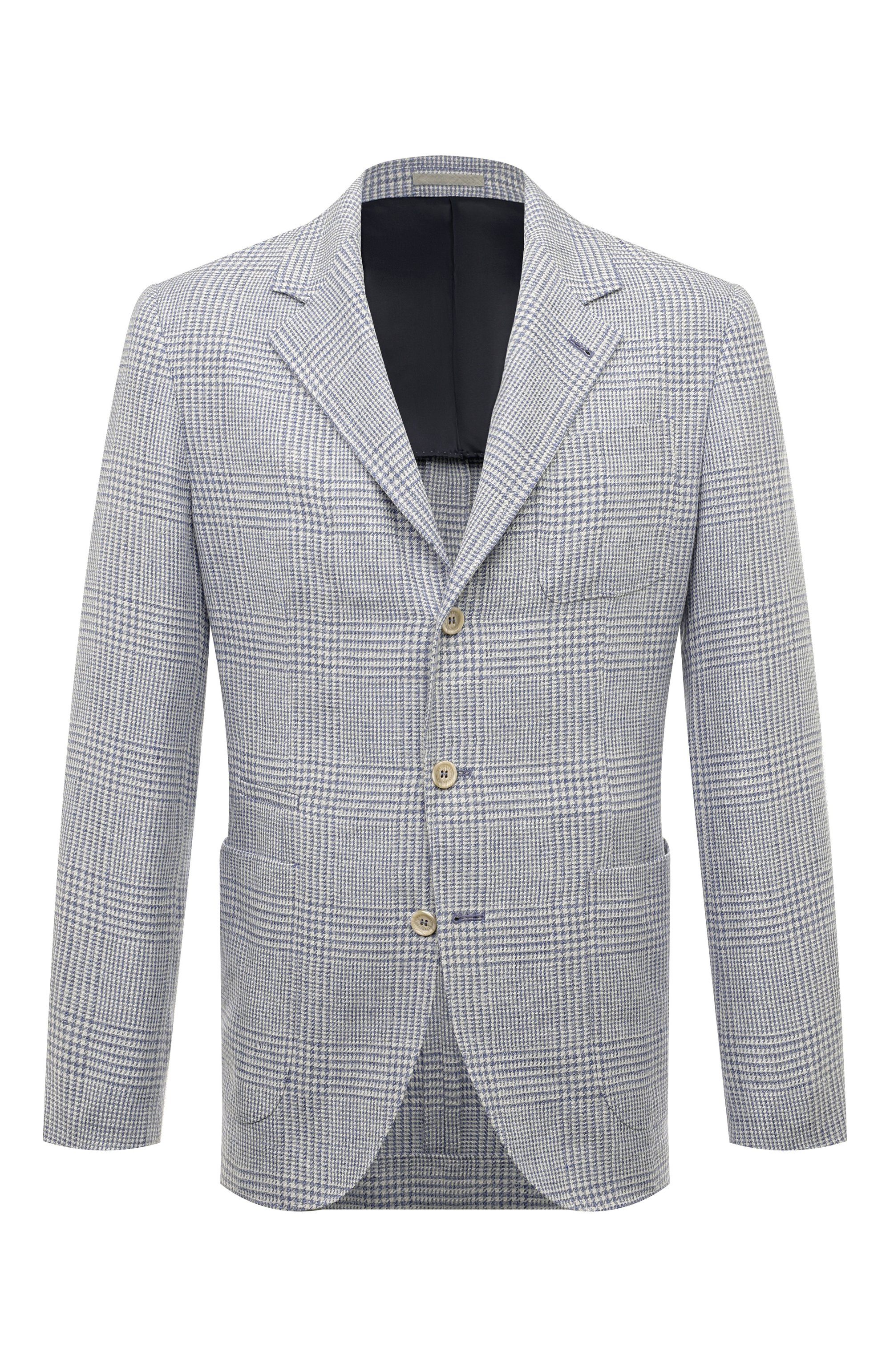 Пиджак изо льна и шерсти BRUNELLO CUCINELLI, арт. MS4857BND, фото 1