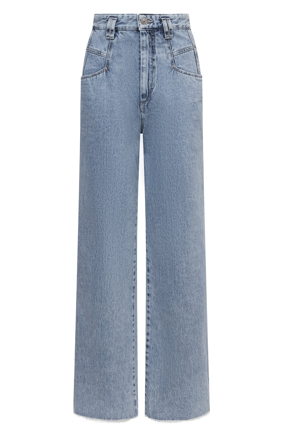 Джинсы ISABEL MARANT голубого цвета по цене 42450 руб., арт. PA1914-21E020I/DILESQUI, фото 1 Джинсы ISABEL MARANT, арт. PA1914-21E020I/DILESQUI, фото 1