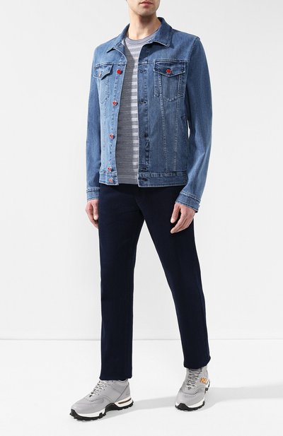 Джинсовая куртка KITON, арт. UW0506J07R52, фото 2