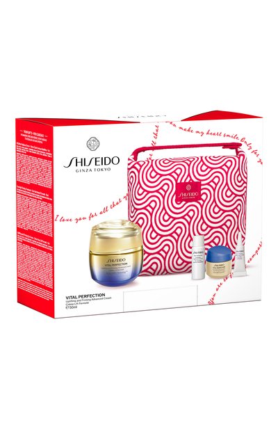 Набор с лифтинг-кремом vital perfection advanced в косметичке (50+15+7+3ml) SHISEIDO, арт. SE4251SH, фото 4