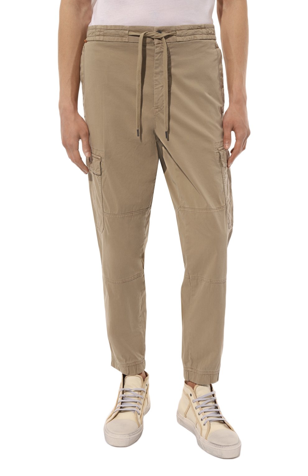 Хлопковые брюки BOSS ORANGE, арт. 50489111, фото 3