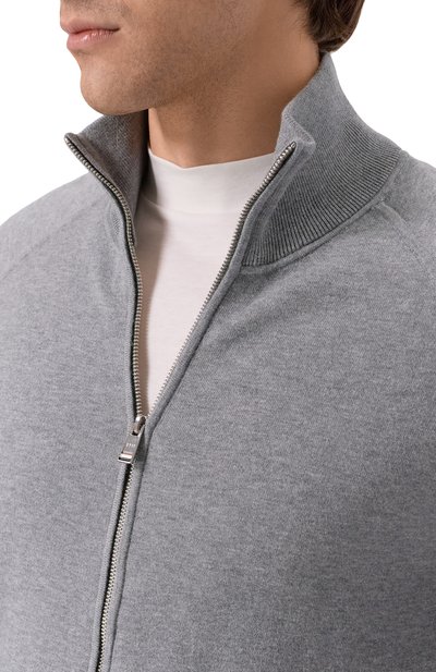 Кардиган из хлопка и шерсти BOSS, арт. 50543150, фото 5