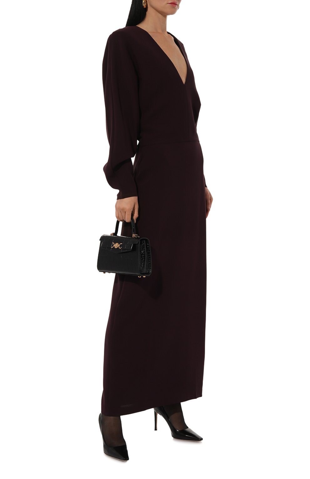 Сумка medusa '95 small VERSACE черного цвета по цене 295500 руб., арт. 1013824/1A08724, фото 7 Сумка medusa '95 small VERSACE, арт. 1013824/1A08724, фото 7