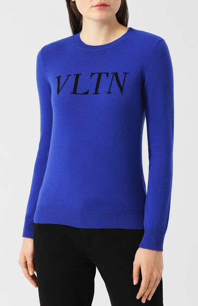 Пуловер из смеси шерсти и кашемира с логотипом бренда VALENTINO, арт. QB3KC10546T, фото 3