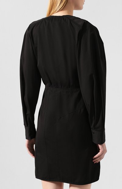 Хлопковое платье ISABEL MARANT, арт. R01479-19A014I/H0NEY, фото 4