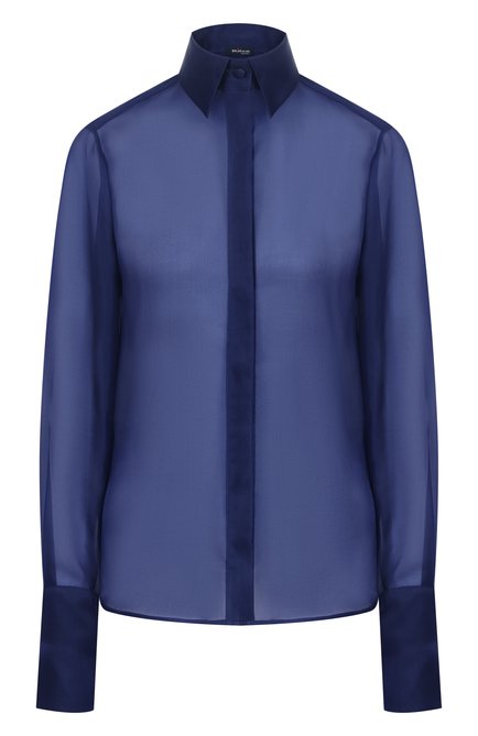 Женская шелковая рубашка KITON, арт. D59456K0592E02