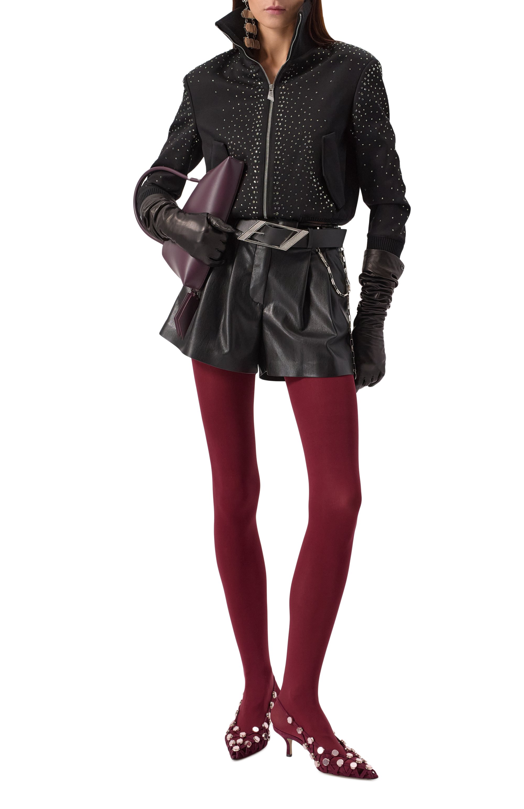 Шерстяной бомбер THE ATTICO, арт. 250WCB00071/WWW046TS, фото 2