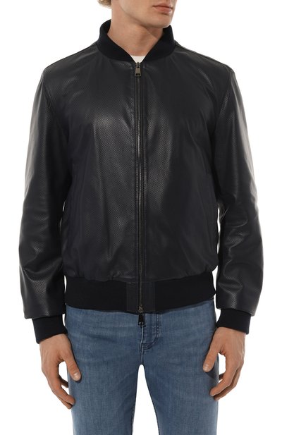 Кожаный бомбер ANDREA CAMPAGNA, арт. 24PU554-L24NTJER6X, фото 3