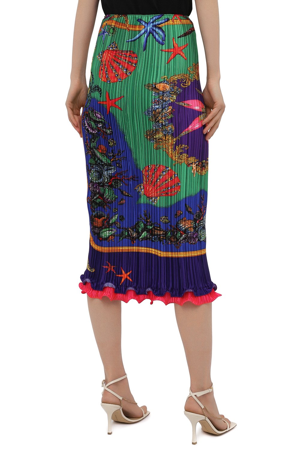 Плиссированная юбка VERSACE, арт. A89193/1F01267, фото 4