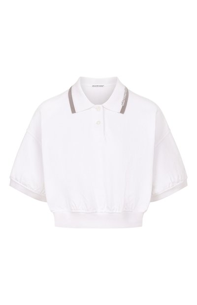Женское хлопковое поло ALEXANDERWANG.T, арт. 4CC1261207
