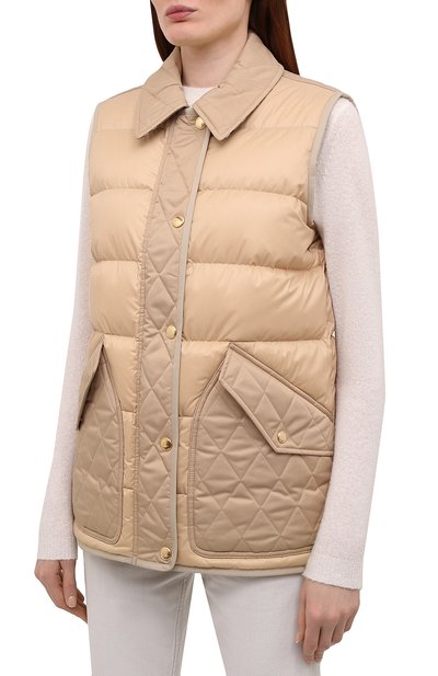 Пуховый жилет BURBERRY, арт. 8039215, фото 3
