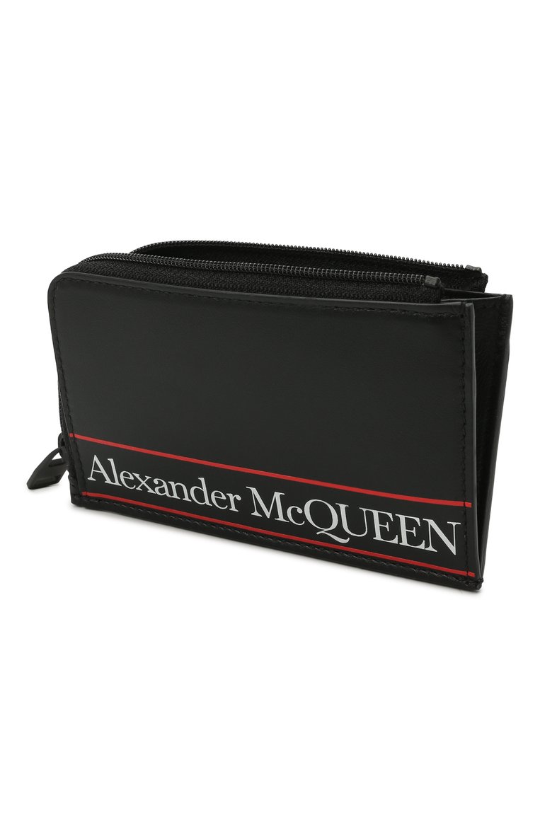Мужской кожаный футляр для кредитных карт ALEXANDER MCQUEEN черного цвета, арт. 600390/1NT7B | Фото 3 (Материал: Натуральная кожа; Нос: Не проставлено)