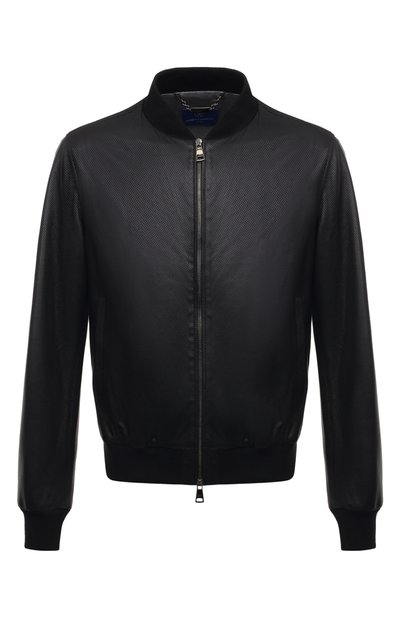 Мужской кожаный бомбер ANDREA CAMPAGNA, арт. 24PU554-L24NTJER6X