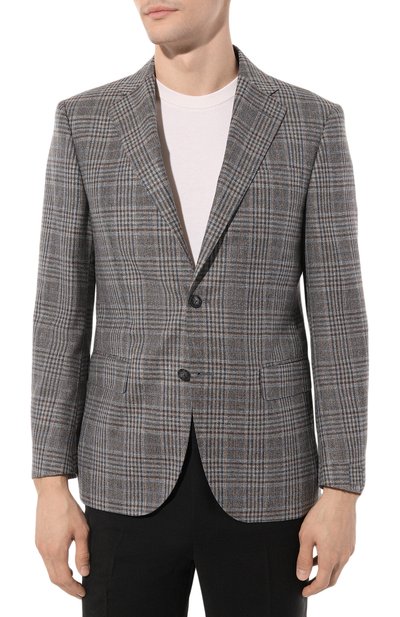 Пиджак из шелка и шерсти CORNELIANI, арт. 916008-3116215, фото 3