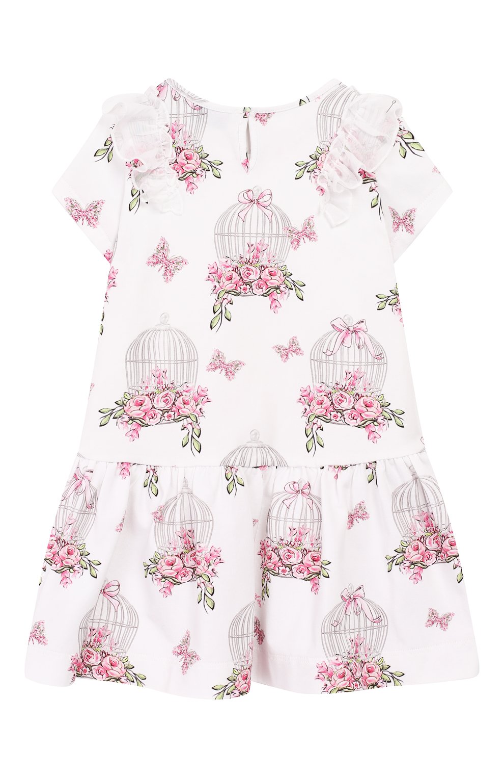 Хлопковое платье MONNALISA, арт. 313917, фото 2