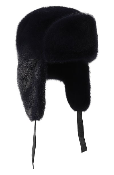 Мужская норковая шапка-ушанка френки FURLAND, арт. 0217500110275600054