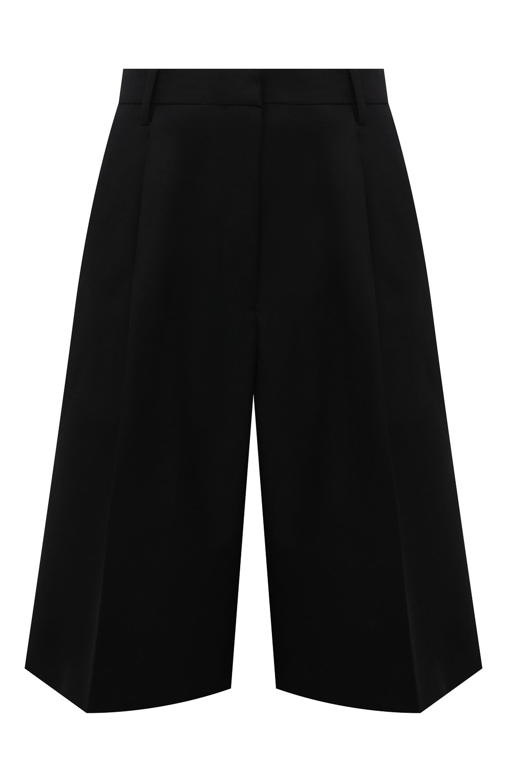 Шерстяные шорты DRIES VAN NOTEN черного цвета по цене 48100 руб., арт. 212-030974-3183, фото 1 Шерстяные шорты DRIES VAN NOTEN, арт. 212-030974-3183, фото 1