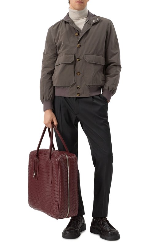 Дорожная сумка Bottega Veneta 765620/V2HL1 Бордовый  765620/V2HL1 Фото 7