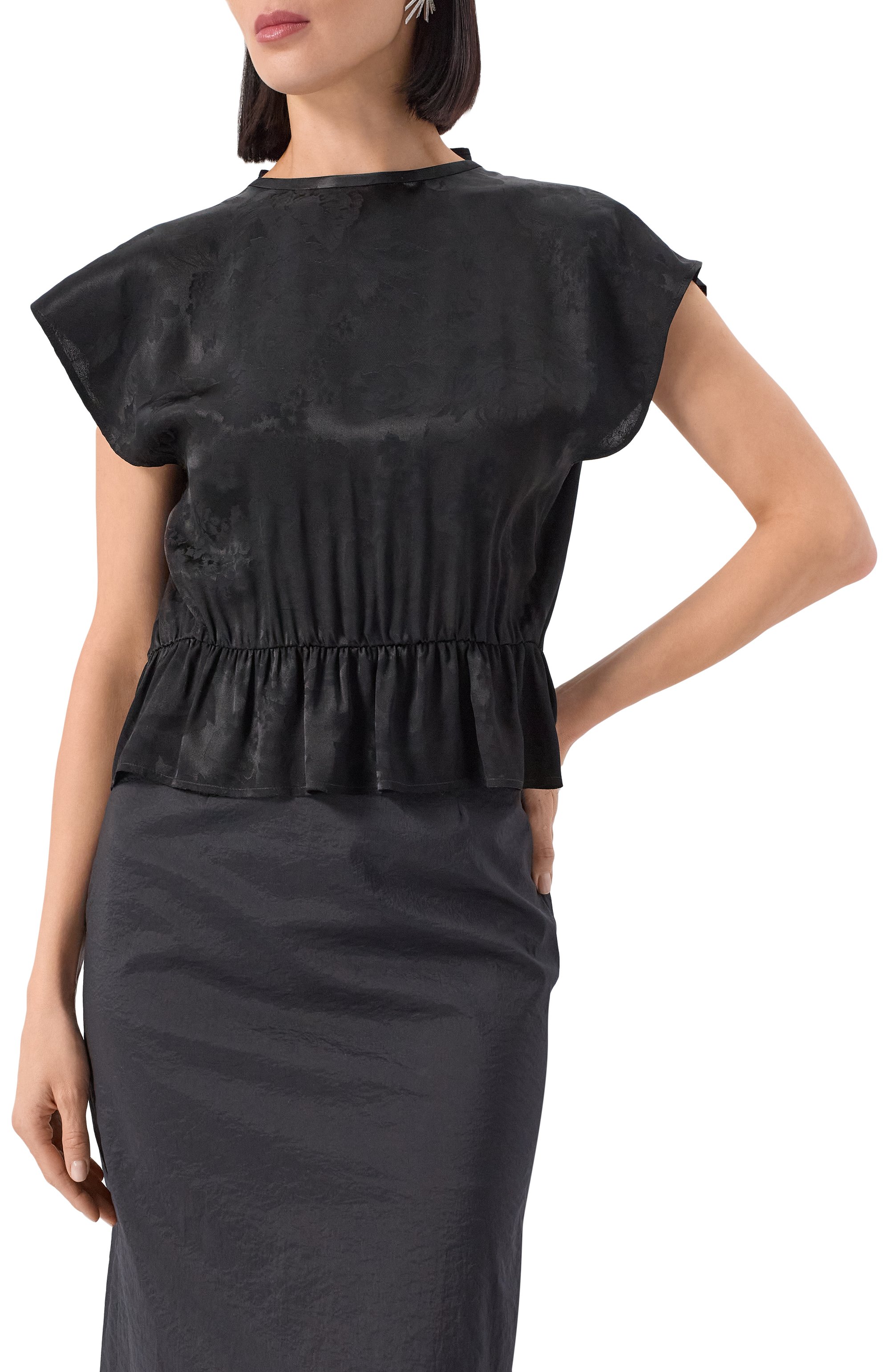 Комбинированный топ MM6, арт. S52NF0017/MTN082, фото 3