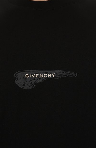 Хлопковая футболка GIVENCHY, арт. BM71JA3YN1, фото 5