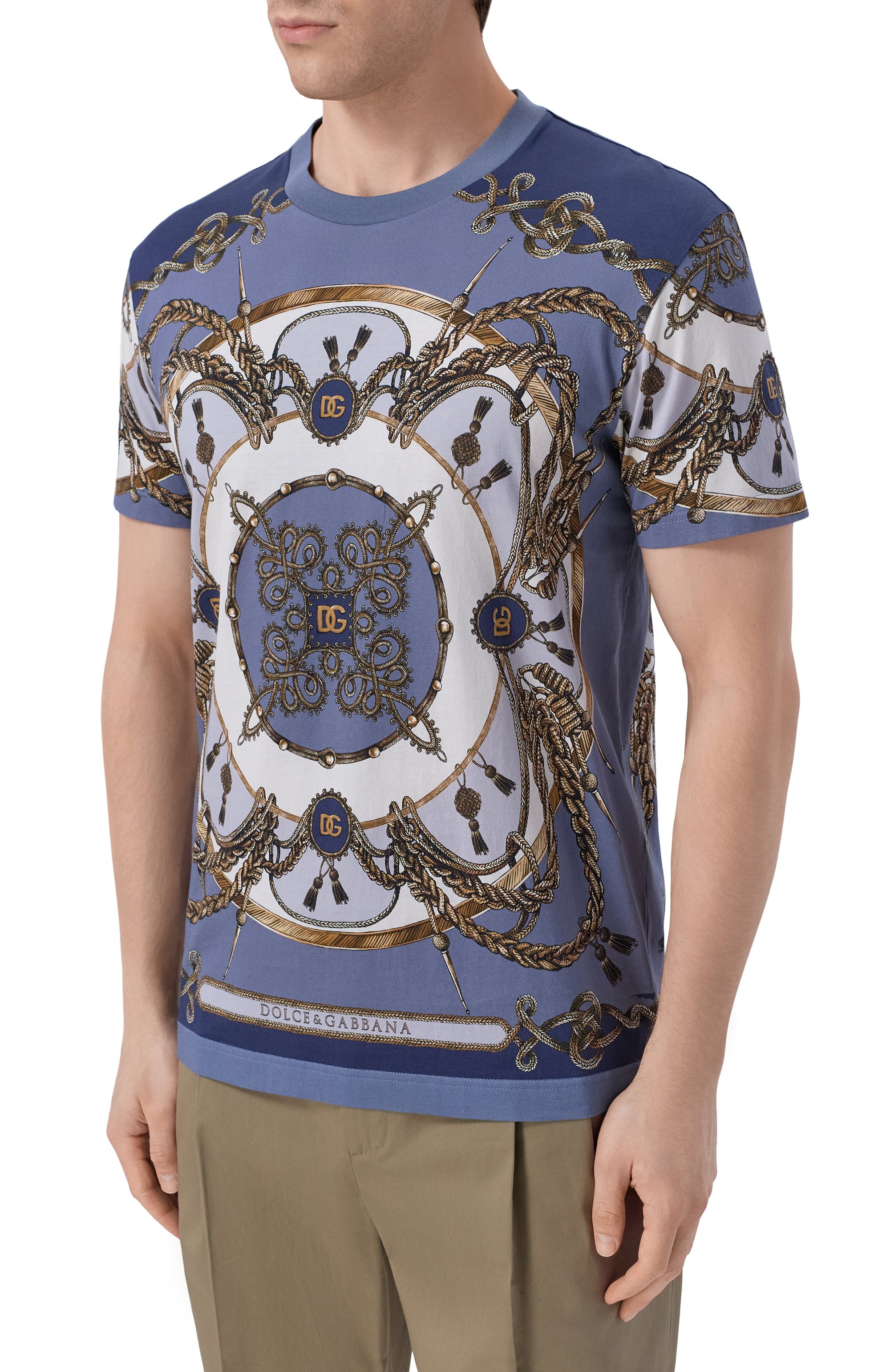 Хлопковая фут болка DOLCE & GABBANA, арт. G8RN8T/II7J9, фото 3