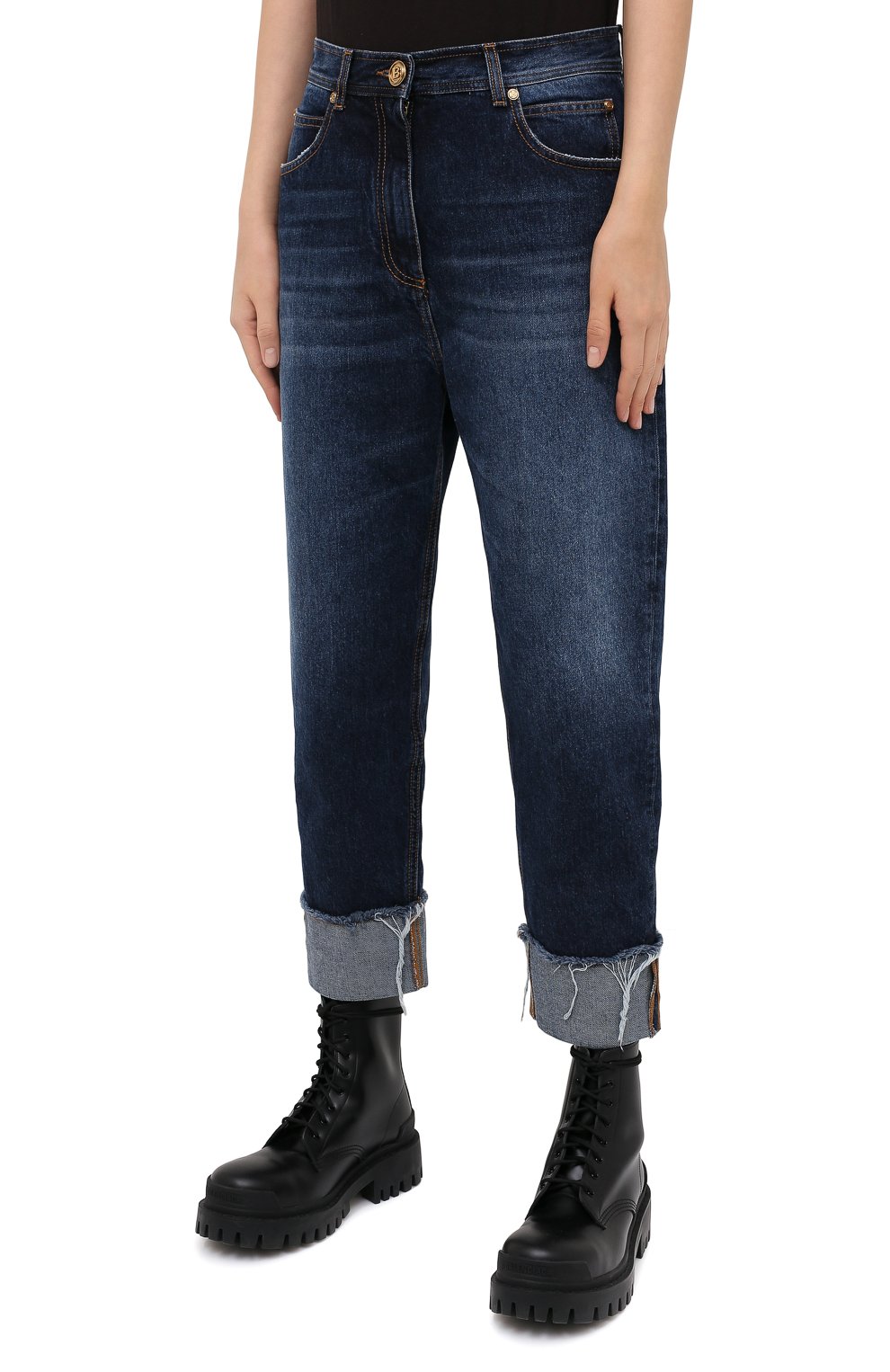 Джинсы BALMAIN синего цвета по цене 82800 руб., арт. UF05701/D073, фото 3 Джинсы BALMAIN, арт. UF05701/D073, фото 3