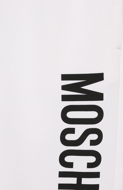 Хлопковые джоггеры MOSCHINO, арт. HQP02Y/LDA27/4A-8A, фото 3
