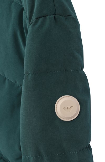 Утепленная куртка EMPORIO ARMANI темно-зеленого цвета по цене 42650 руб., арт. EB000511/AF13373, фото 3 Утепленная куртка EMPORIO ARMANI, арт. EB000511/AF13373, фото 3