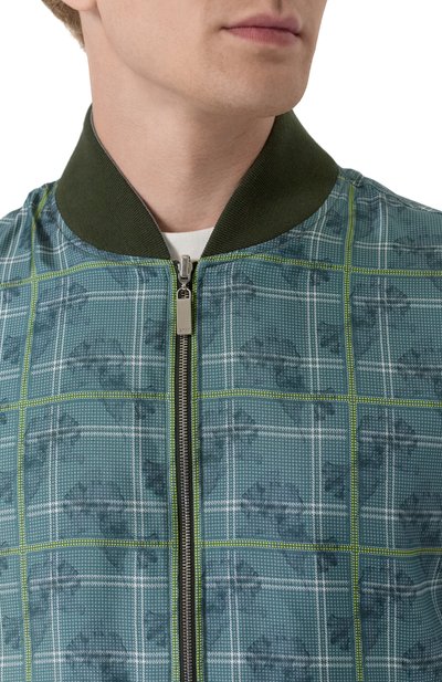 Двусторонний шелковый бомбер ZILLI, арт. B0M01CM0600V00000, фото 5