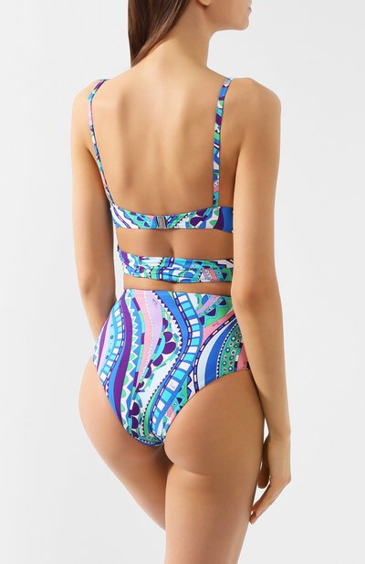 Бра с плотной чашкой EMILIO PUCCI голубого цвета по цене 38250 руб., арт. 0HMX30/0H797, фото 3 Бра с плотной чашкой EMILIO PUCCI, арт. 0HMX30/0H797, фото 3