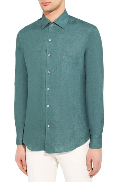 Льняная рубашка LORO PIANA, арт. FAF2545, фото 3