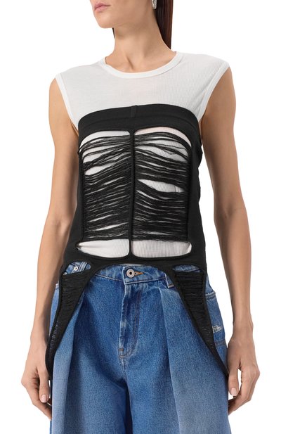 Шерстяной топ RICK OWENS, арт. R001E7618/KGRIDM, фото 3