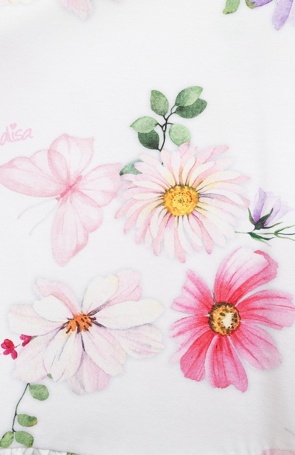 Хлопковое платье MONNALISA, арт. 11A917, фото 3