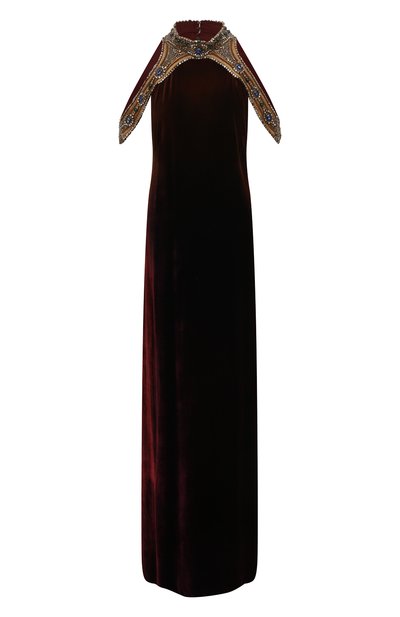 Платье из вискозы и шелка RALPH LAUREN, арт. 290736361, фото 1