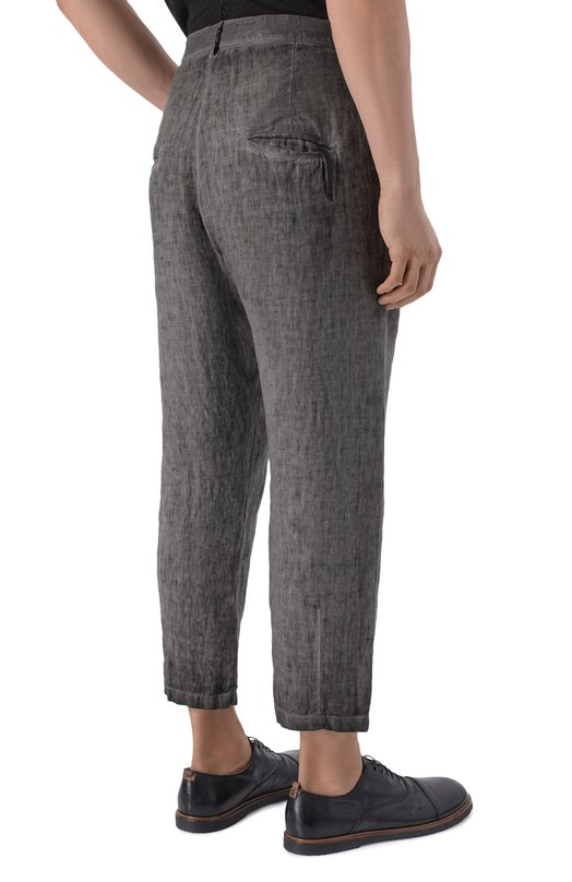 Льняные брюки Never Enough 2B5M047-060/MPA011 Серый  2B5M047-060/MPA011 Фото 4