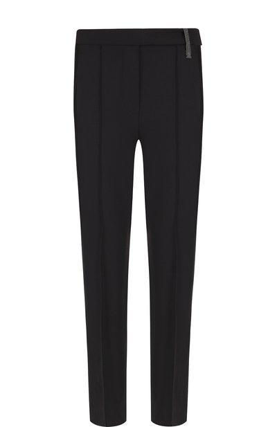 Женские укороченные шерстяные брюки со стрелками BRUNELLO CUCINELLI, арт. M0W07P6787