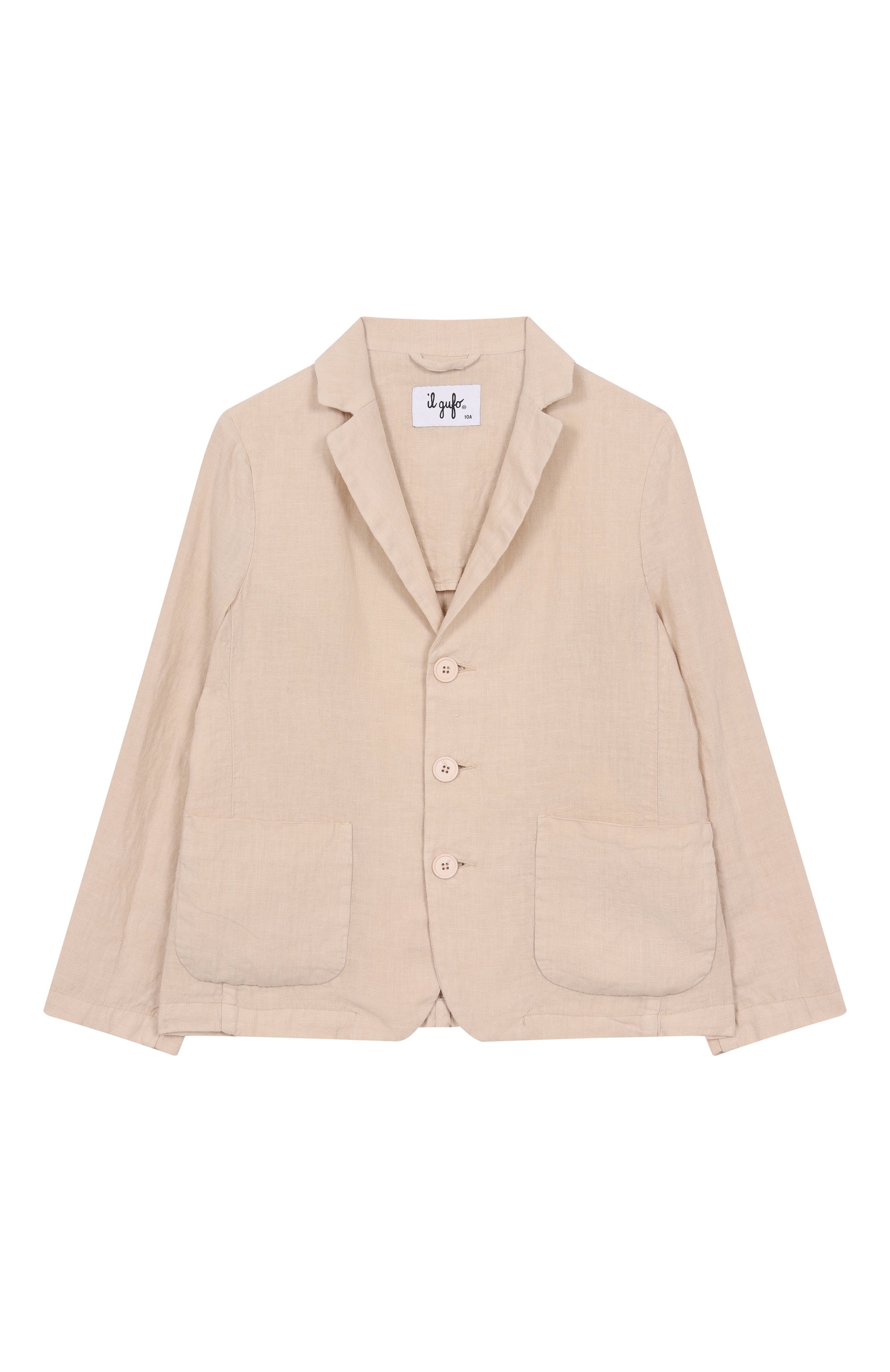 Льняной пиджак IL GUFO, арт. P25GB039L6009/10A-14A, фото 1