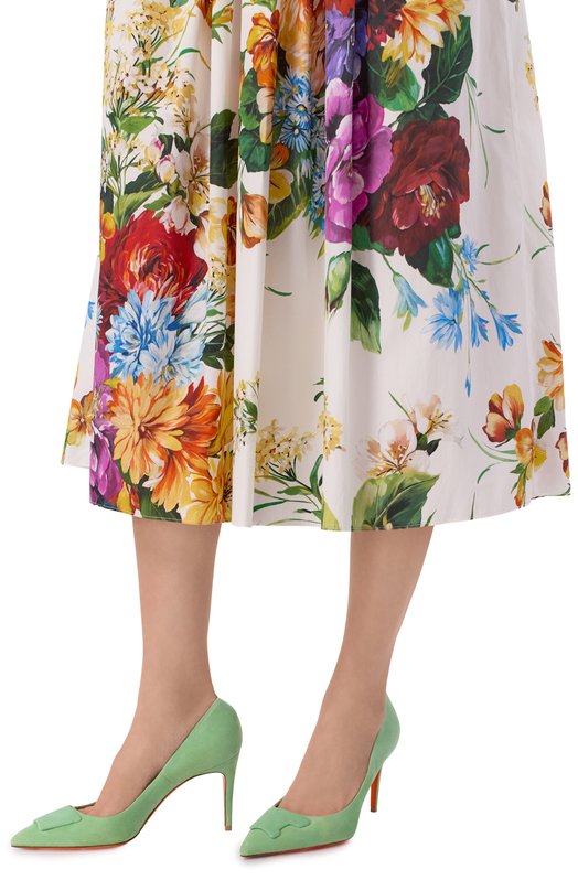 Замшевые туфли Sibille Santoni WDIG71207HI2TMGD Зелёный  WDIG71207HI2TMGD Фото 2