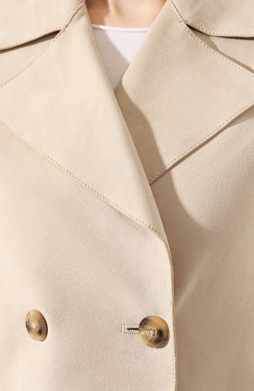 Замшевый тренч YVES SALOMON, арт. 20EYM20592APDF, фото 5