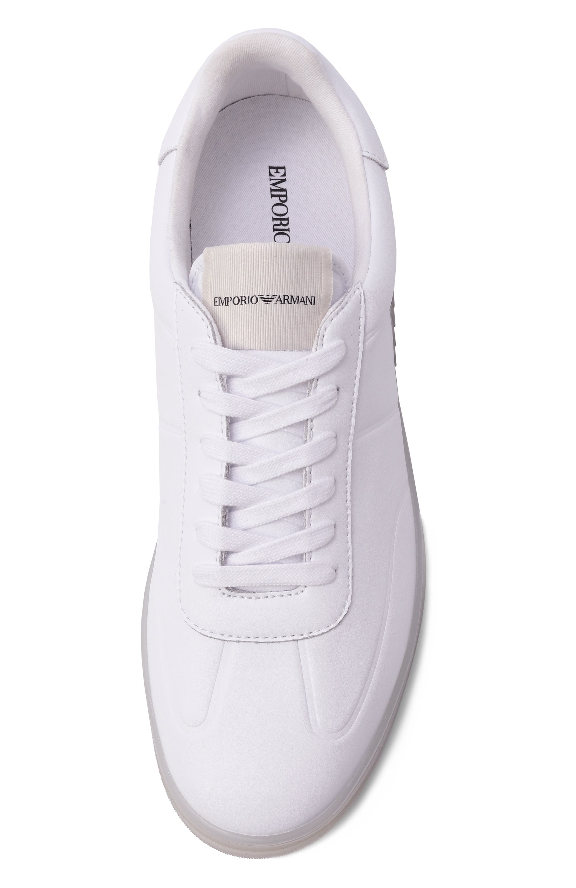 Кожаные кеды EMPORIO ARMANI, �арт. X4X694/XF846, фото 6