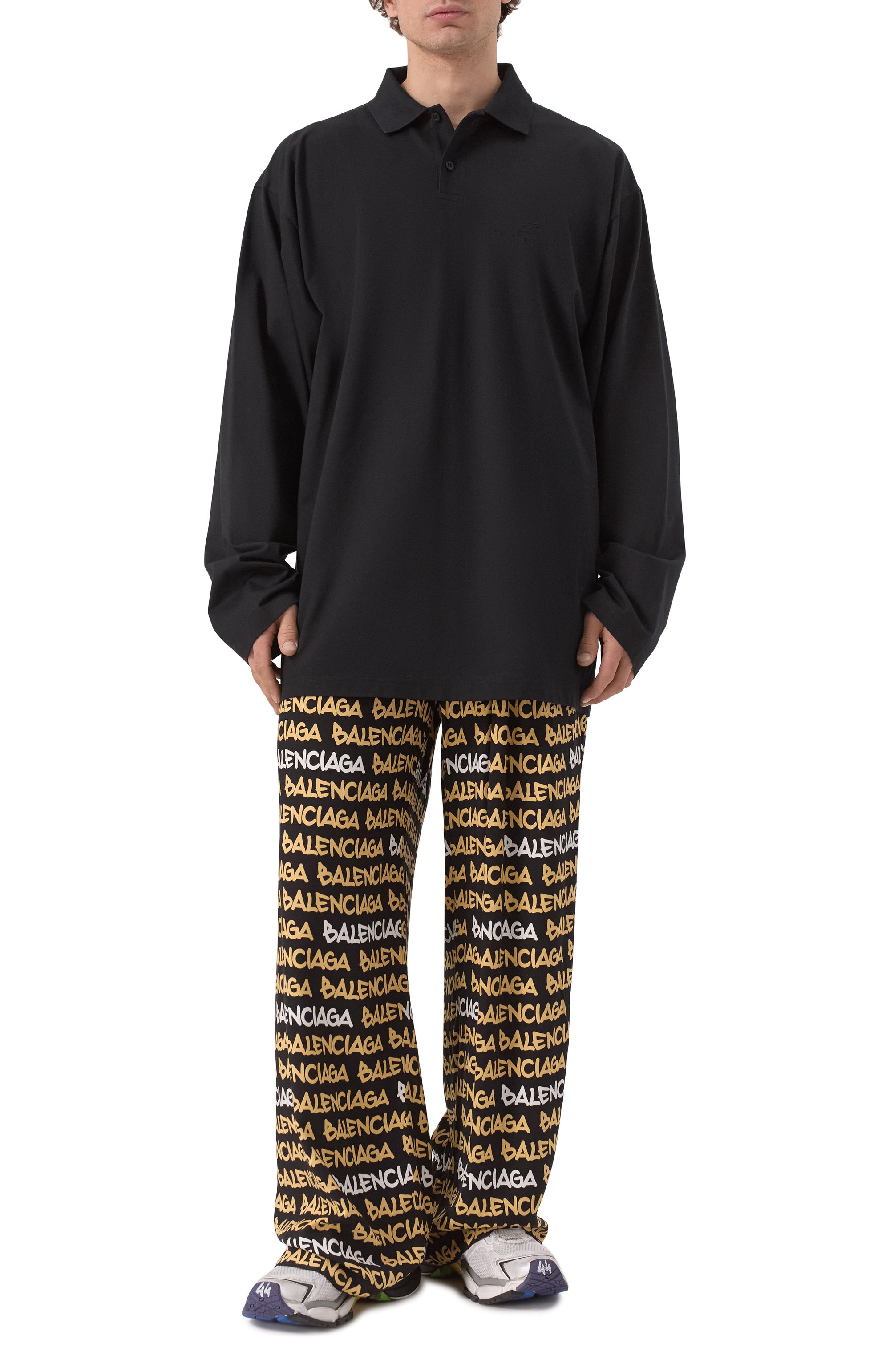 Хлопковое поло garde-robe BALENCIAGA, арт. 806144/TRVW4, фото 2