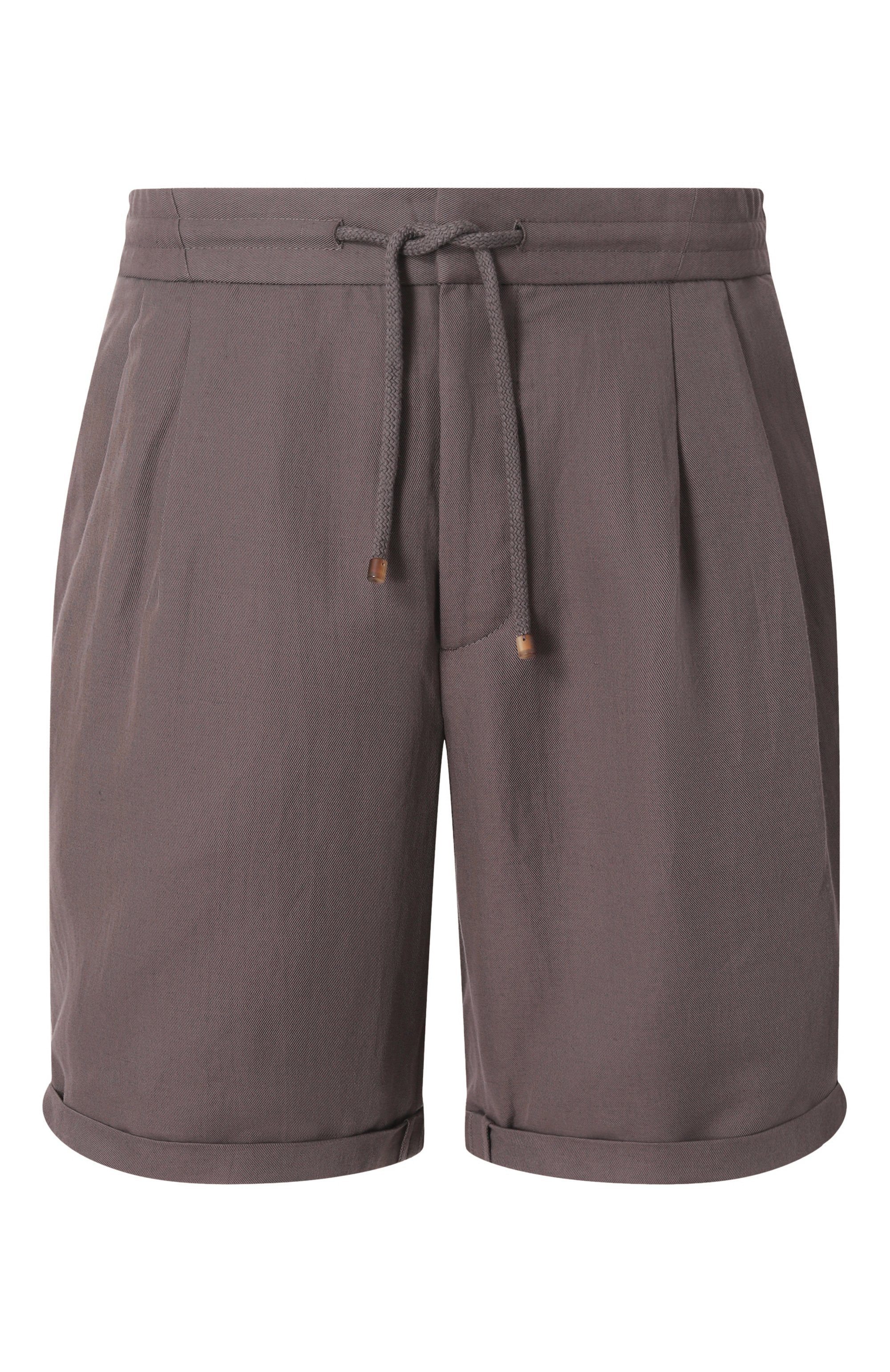 Шорты изо льна и хлопка BRUNELLO CUCINELLI, арт. MH255U0020, фото 1