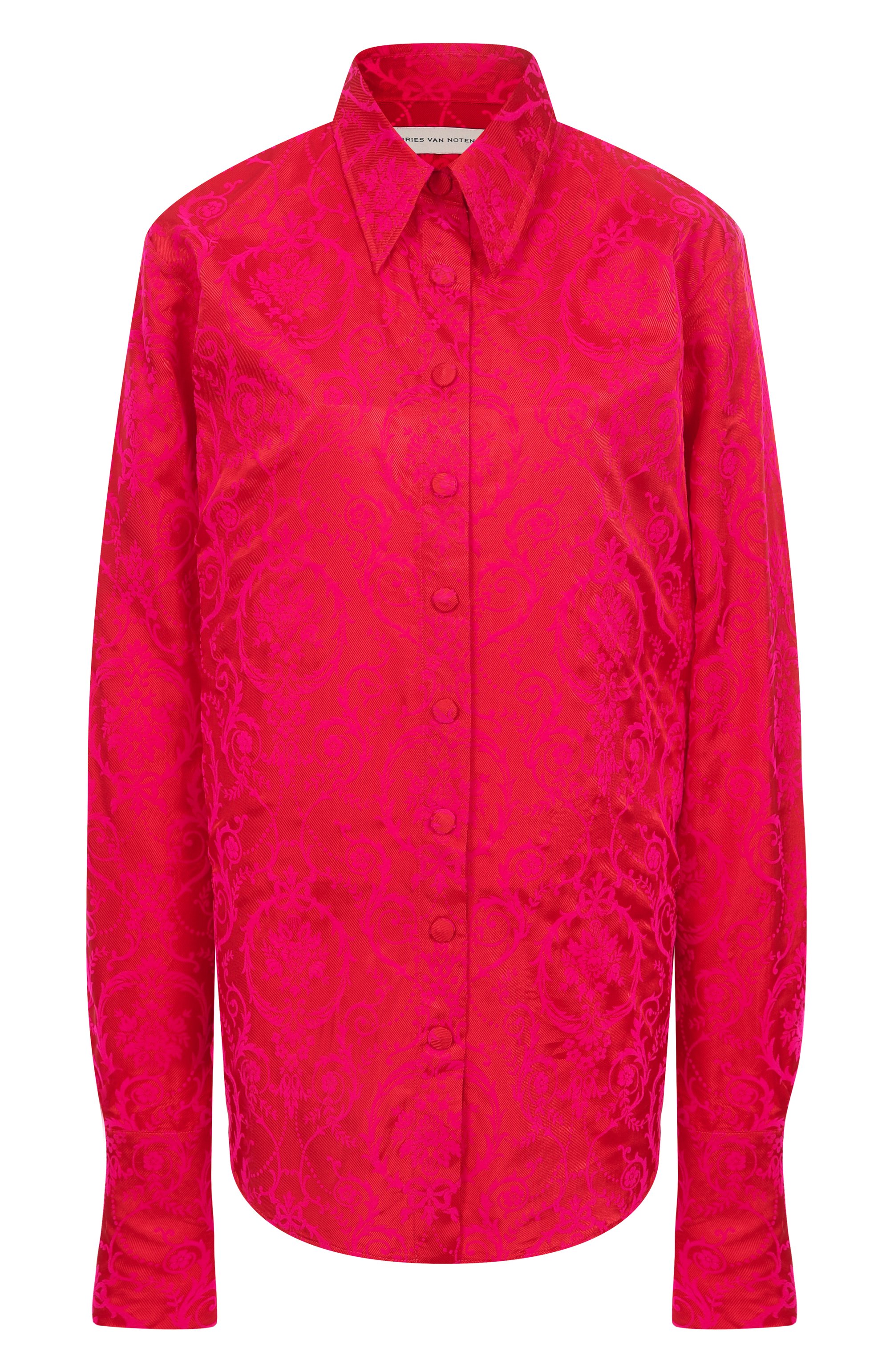 Блузка DRIES VAN NOTEN фуксия цвета по цене 99500 руб., арт. 251-010712-1529, фото 1 Блузка DRIES VAN NOTEN, арт. 251-010712-1529, фото 1