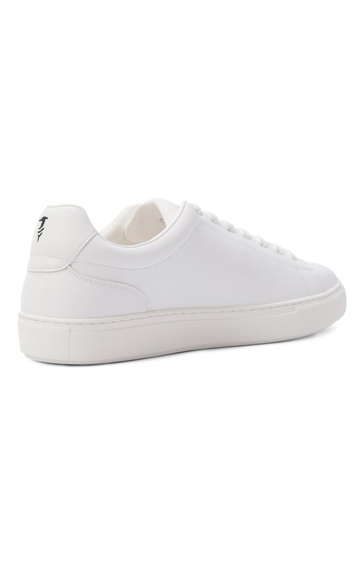 Кожаные кеды Trussardi N029S001055N Белый  N029S001055N Фото 4