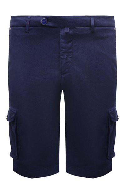 Шорты изо льна и хлопка KITON, арт. UFPPBJ0733B, фото 1