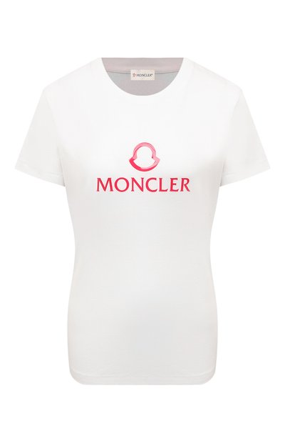 Женская хлопковая футболка MONCLER, арт. 8C000-06-809CR