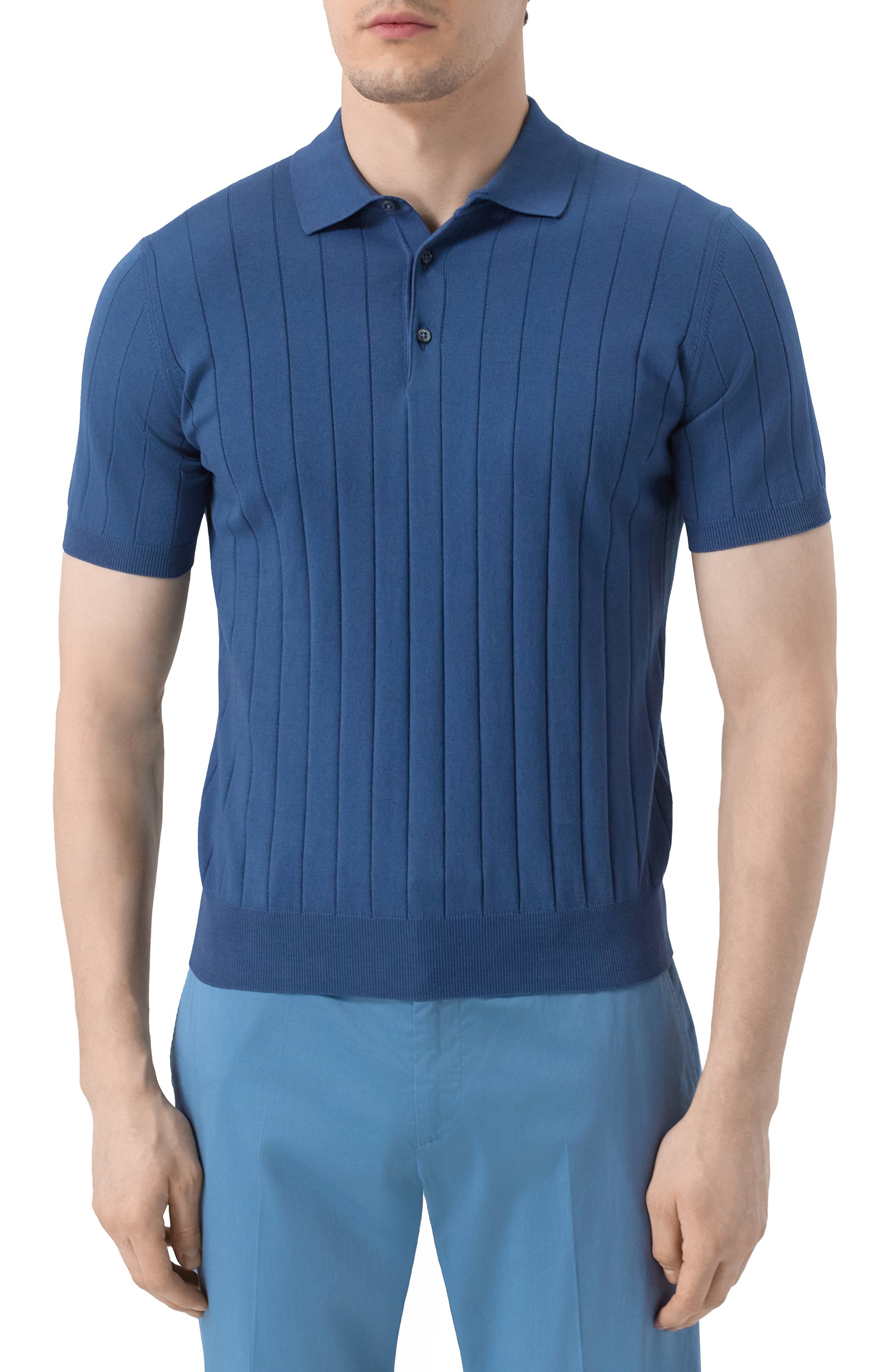 Хлопковое поло CORNELIANI, арт. 25M512-2525153, фото 3