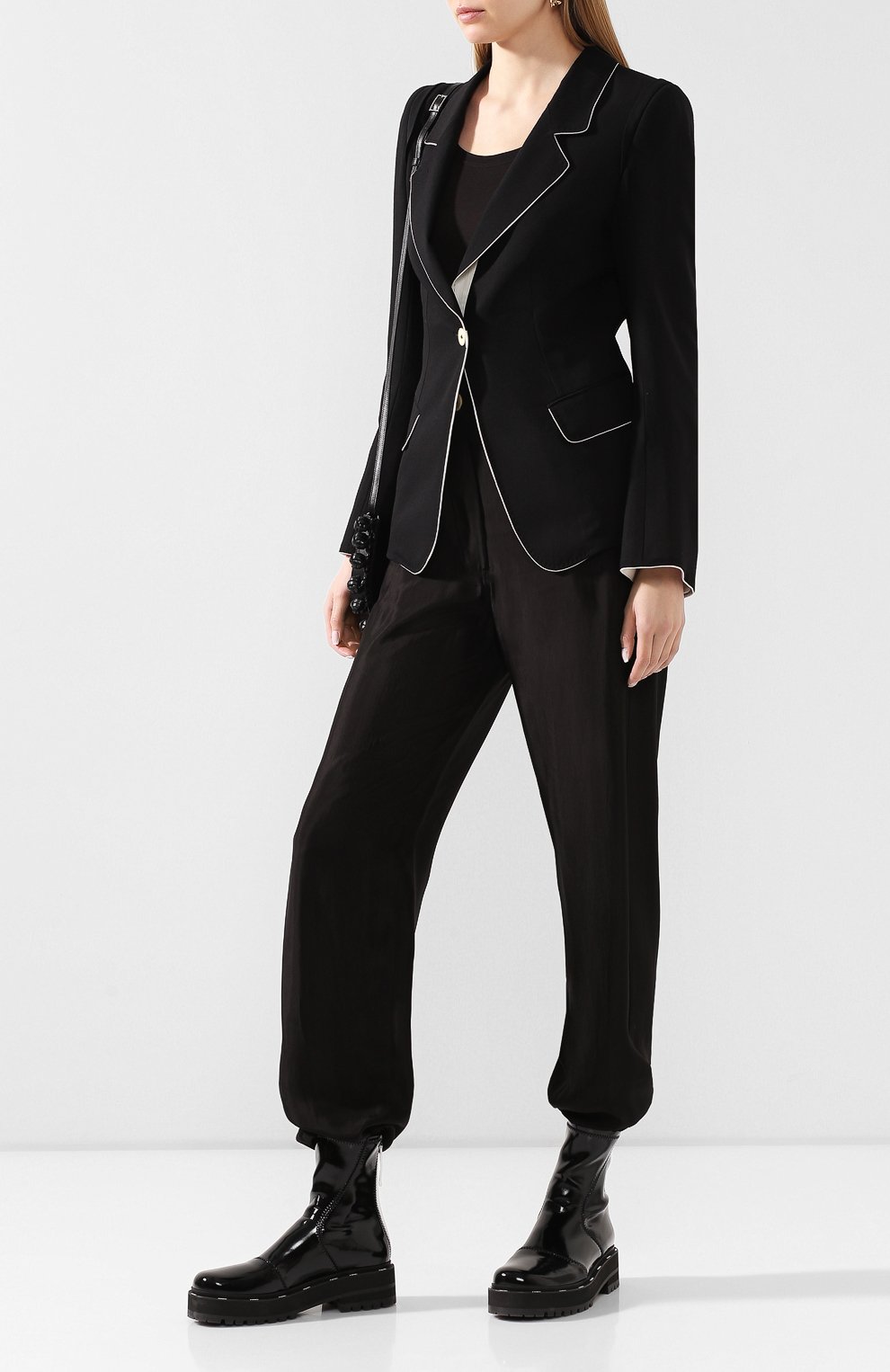 Шерстяной жакет ANN DEMEULEMEESTER, арт. 2001-1004-P-170-098, фото 2