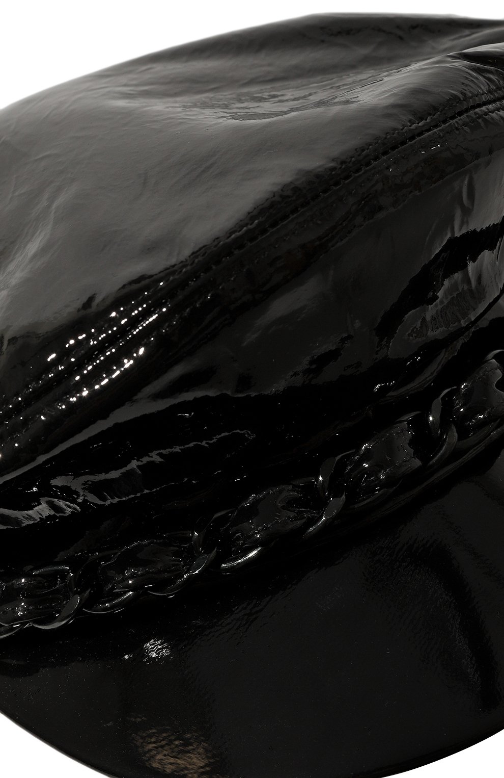 Лакированное кепи с декоративной цепью EUGENIA KIM, арт. 29104-20518E, фото 4